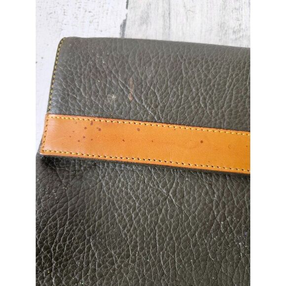 La Laurent vintage clutch purse‎ carry leather brown - Picture 3 of 11
